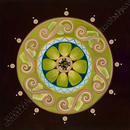 Align with Your Heart - Rustic Sage Healing Haven Mandala