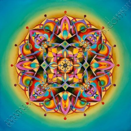 "Power" - Throat Chakra Mandala