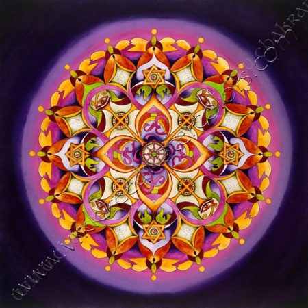 "Harmony" - Crown Chakra Mandala